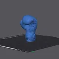 Tượng chó Rottweiler đeo găng tay boxing (High-Polygon, STL tách phần/khổ lớn) - Thumbnail 6