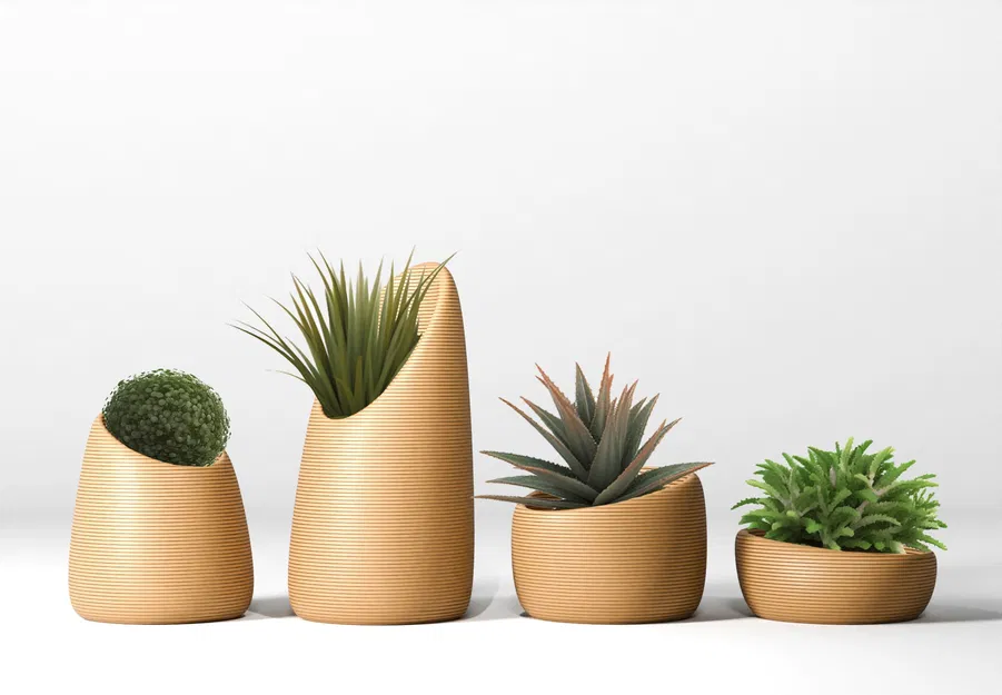 Chậu Cây 3D Độc Đáo - Trang Trí Nhà Cửa Sáng Tạo - Image 1