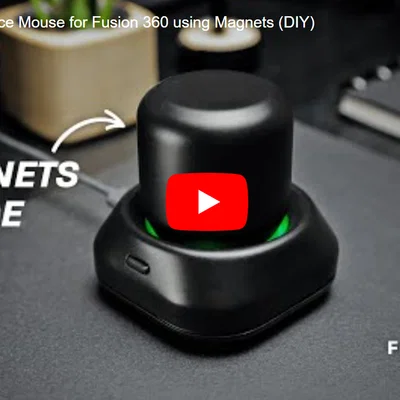 In 3D Chuột Không Gian (Space Mouse) - Công Cụ Thiết Kế Đồ Họa