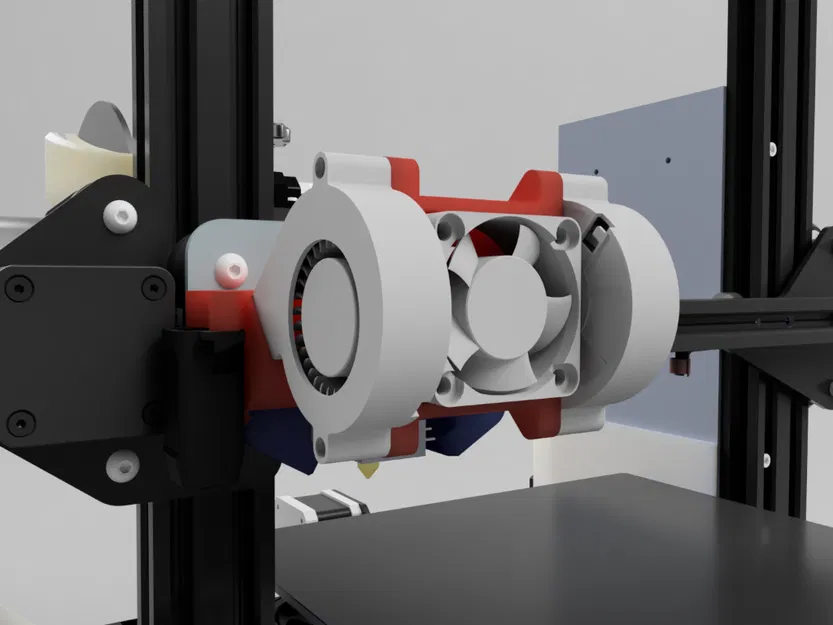 Ống gió Satsana Dual 5015 cho Ender 3 / CR-10 (Fan Duct) - Image 24