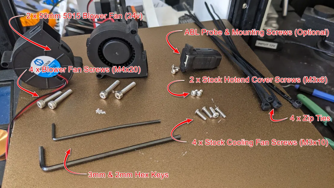 Ống gió Satsana Dual 5015 cho Ender 3 / CR-10 (Fan Duct) - Image 32