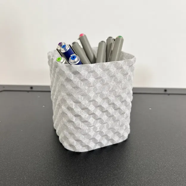 Ống cắm bút lượn sóng (Vase Mode) kèm 2 mẫu thay thế - Image 4