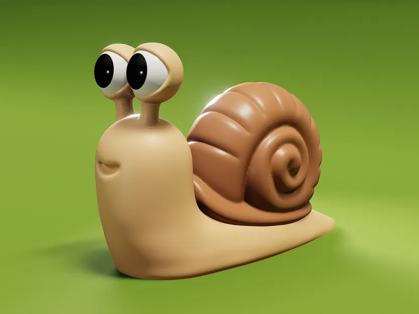 Snail Sammy – Ốc sên hoạt hình 3D dễ thương - Image 1
