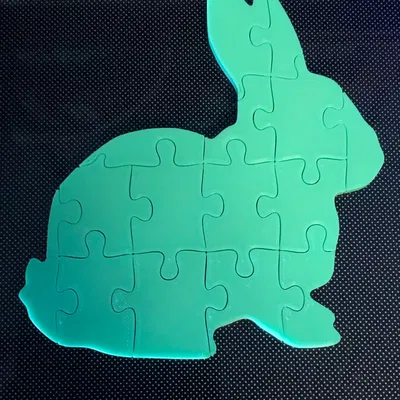 Puzzle thỏ Phục Sinh (Easter bunny puzzle)