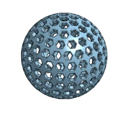 Bóng Pickleball Không Lỗ Hổng 3D