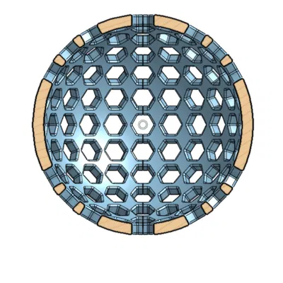 Bóng Pickleball Không Lỗ Hổng 3D