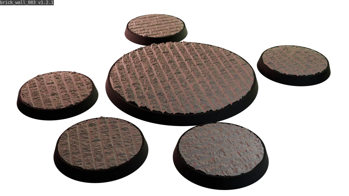 Pack Đế Miniature: Brick (Gạch) - Image 5