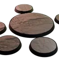 Gói Đế Mini: Nền Đất (Miniature Bases Pack: Dirt) - Thumbnail 1