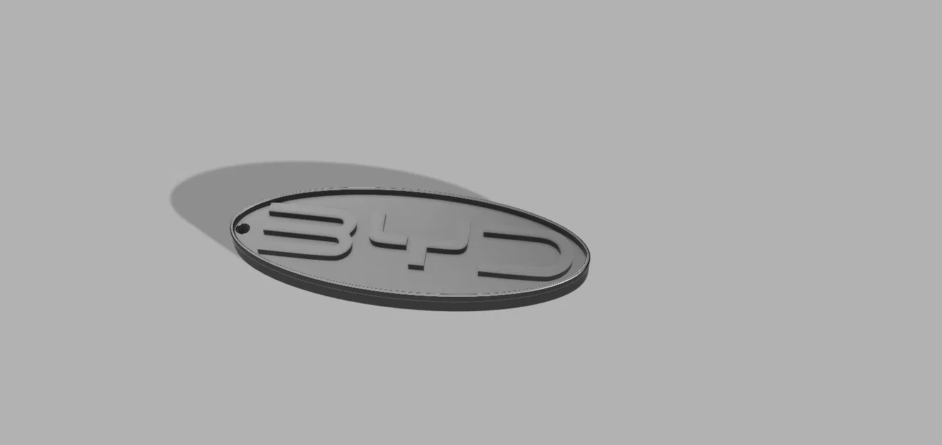 Móc Khóa Logo BYD Độc Đáo - Món Quà Cho Người Yêu Xe - Image 1