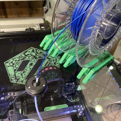 Bowden Guide với khớp Print-in-Place 360°