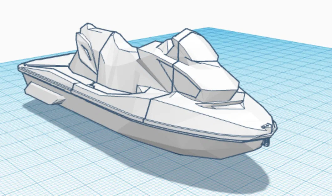 Mô Hình Jet Ski 3D - Đồ Trang Trí Độc Đáo - Image 1