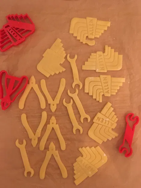 Khuôn Cắt Bánh Hình Dụng Cụ Sửa Chữa Độc Đáo - Image 2