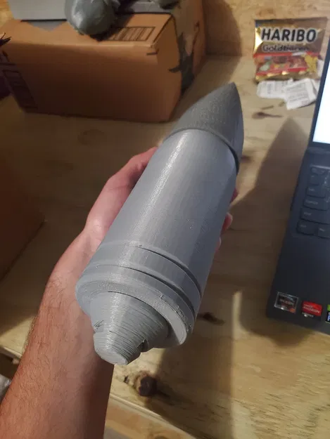 Mô Hình Đầu Đạn Xe Tăng 76mm M32 (In 3D) - Image 2