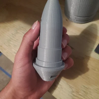 Mô Hình Đầu Đạn Xe Tăng 76mm M32 (In 3D)