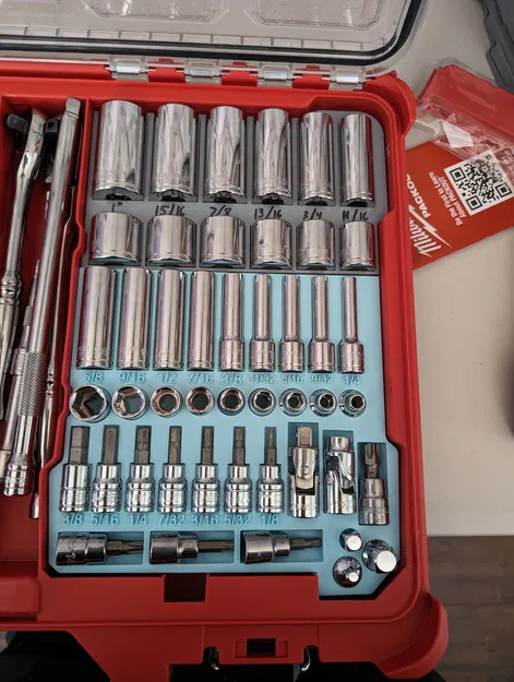 Khay Socket cho Milwaukee Low-Profile PACKOUT - Image 3