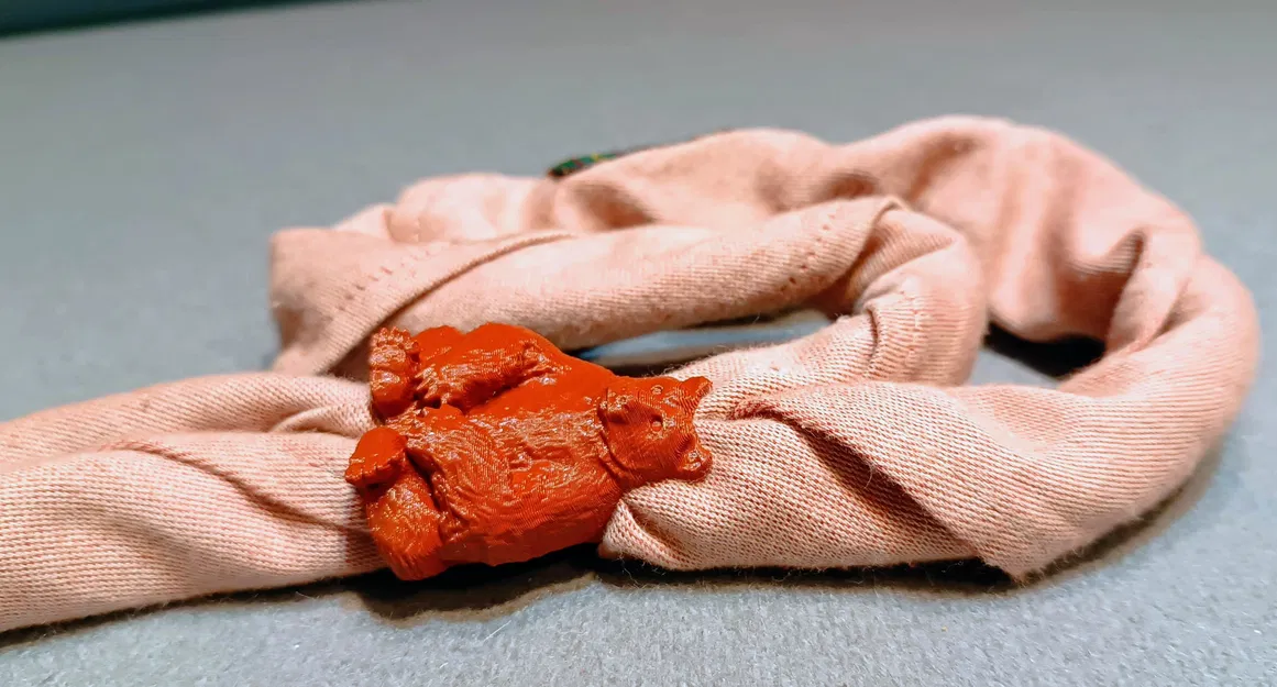 Woggle Gấu Ngồi 3D - Phụ Kiện Khăn Quàng Hướng Đạo Sinh - Image 2