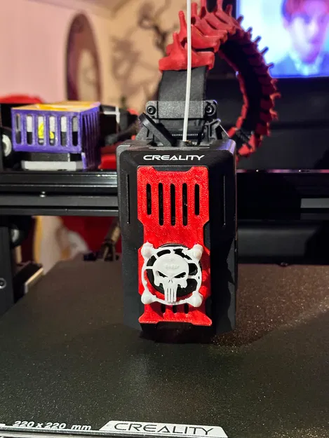 Mặt Nạ Máy In 3D Ender 3 v3 Ke "Đầu Lâu Xương Chéo" - Image 1