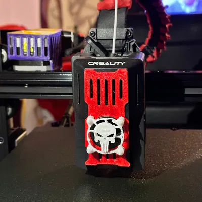 Mặt Nạ Máy In 3D Ender 3 v3 Ke "Đầu Lâu Xương Chéo"