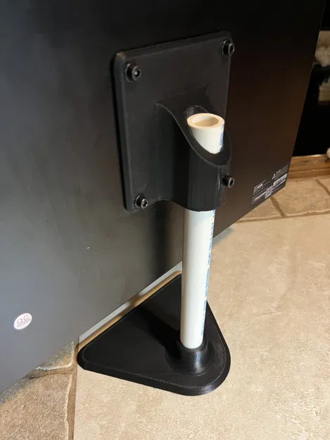 Chân Đỡ Màn Hình Di Động VESA 75 với Ống Nâng PVC - Image 1