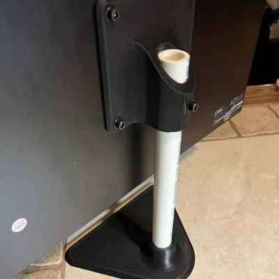 Chân Đỡ Màn Hình Di Động VESA 75 với Ống Nâng PVC