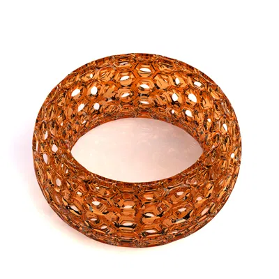 Vòng Toroid Tổ Ong (Honeycomb Toroid Ring)