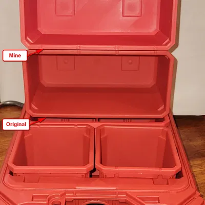 Khay Organizer tương thích Milwaukee Packout - Hình chữ nhật