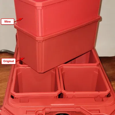 Khay Organizer tương thích Milwaukee Packout - Hình chữ nhật