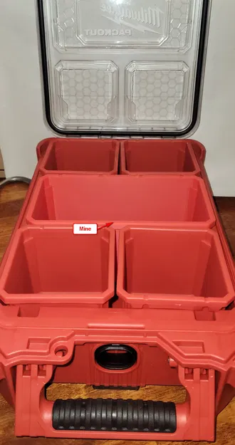 Khay Organizer tương thích Milwaukee Packout - Hình chữ nhật - Image 8