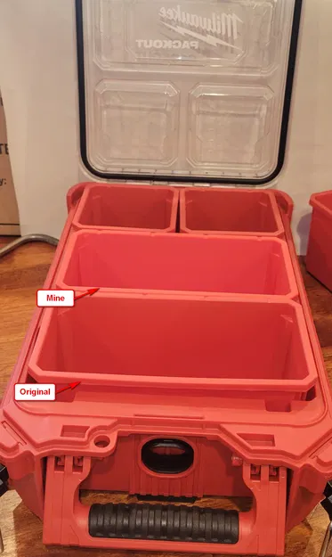 Khay Organizer tương thích Milwaukee Packout - Hình chữ nhật - Image 9