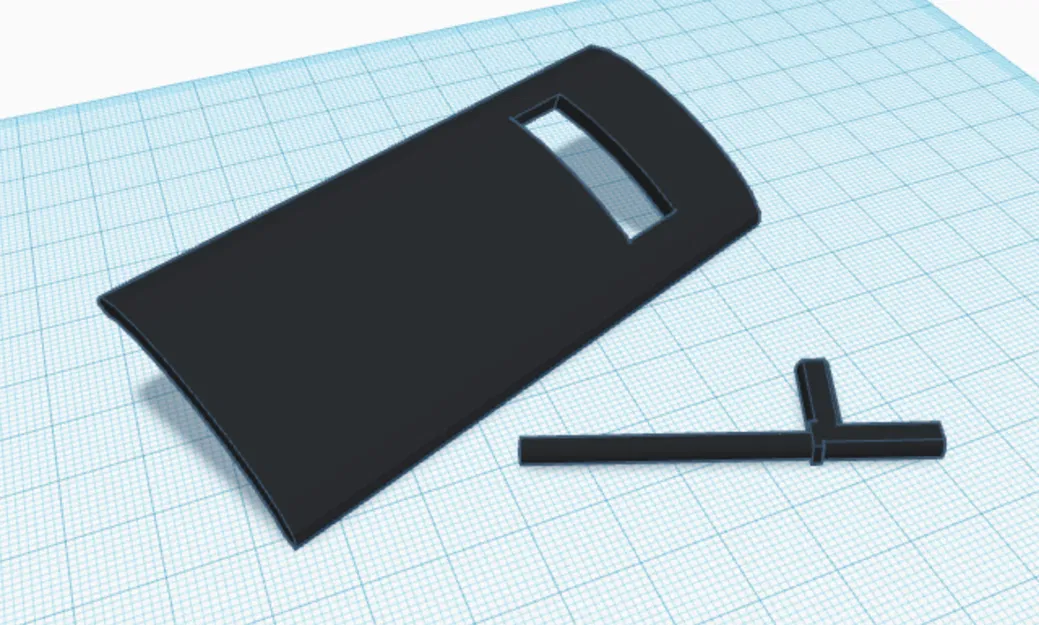 Mô Hình 3D Khiên và Gậy Cảnh Sát Chống Bạo Động - Image 1