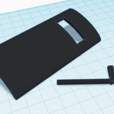 Mô Hình 3D Khiên và Gậy Cảnh Sát Chống Bạo Động