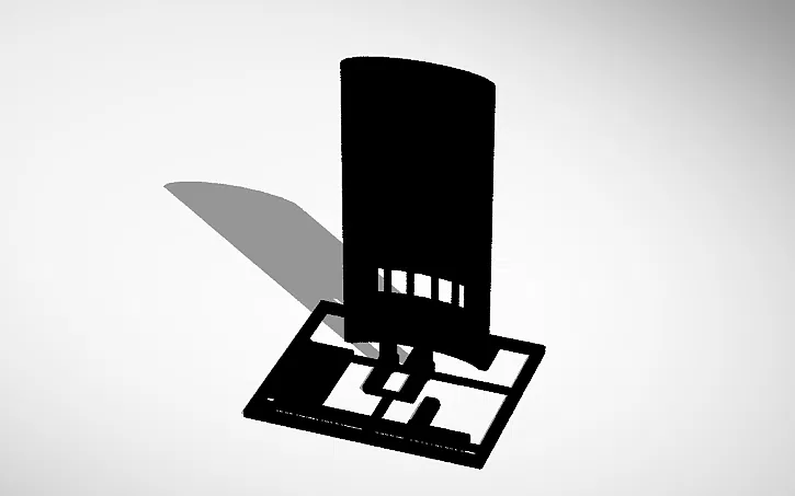 Mô Hình 3D Khiên và Gậy Cảnh Sát Chống Bạo Động - Image 2