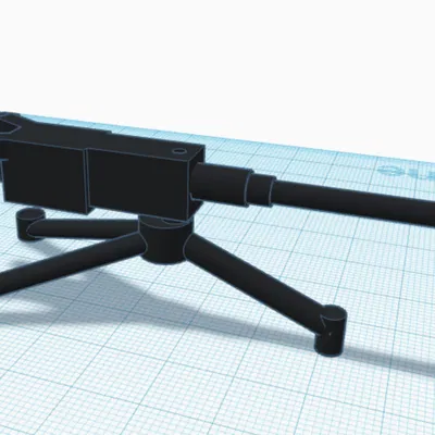 Súng Máy Dummy 13: Phụ Kiện In 3D Chi Tiết Và Ấn Tượng