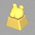 Keycap Hình Ếch Ngộ Nghĩnh - In 3D Độc Đáo - Thumbnail 2