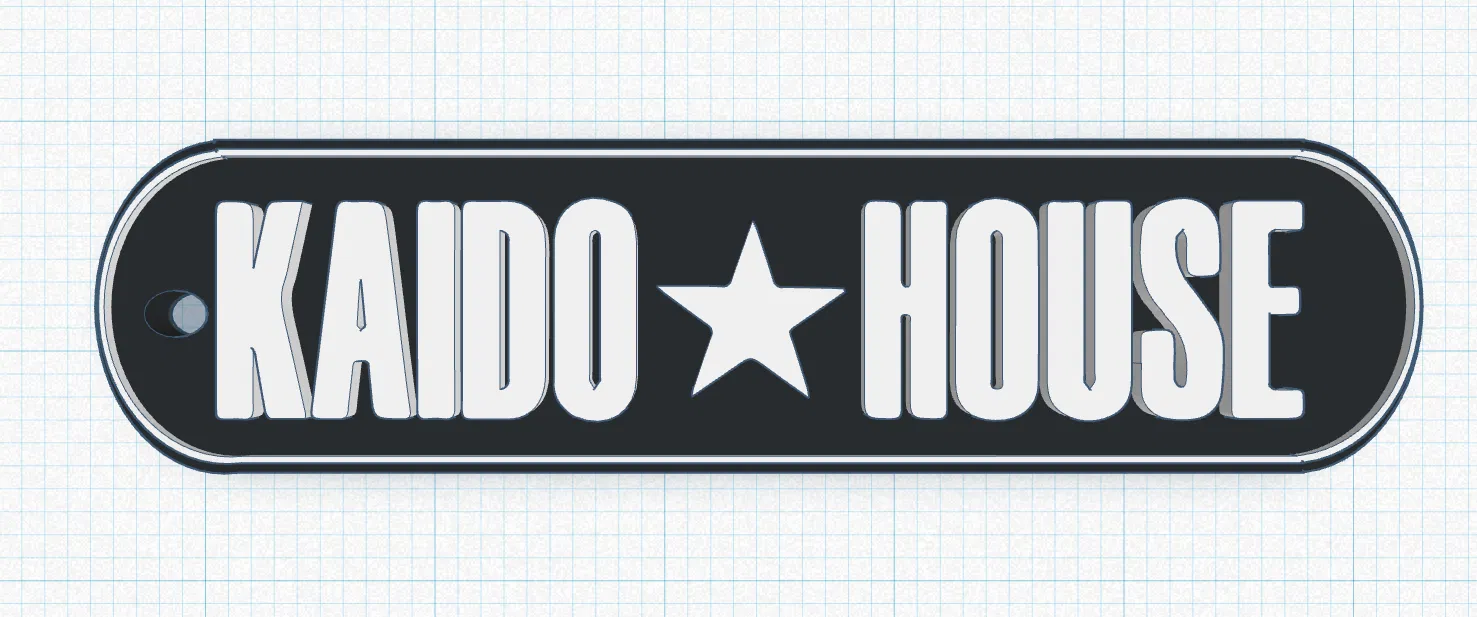 Móc Khóa Kaido House In 3D Độc Đáo - Image 1