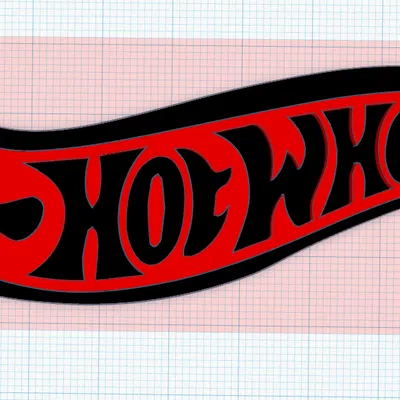 Móc Khóa Logo Hot Wheels In 3D Độc Đáo