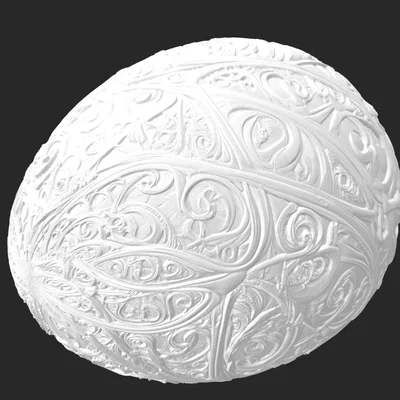 Trứng Phục Sinh Trang Trí Tinh Xảo - Mô Hình In 3D Độc Đáo