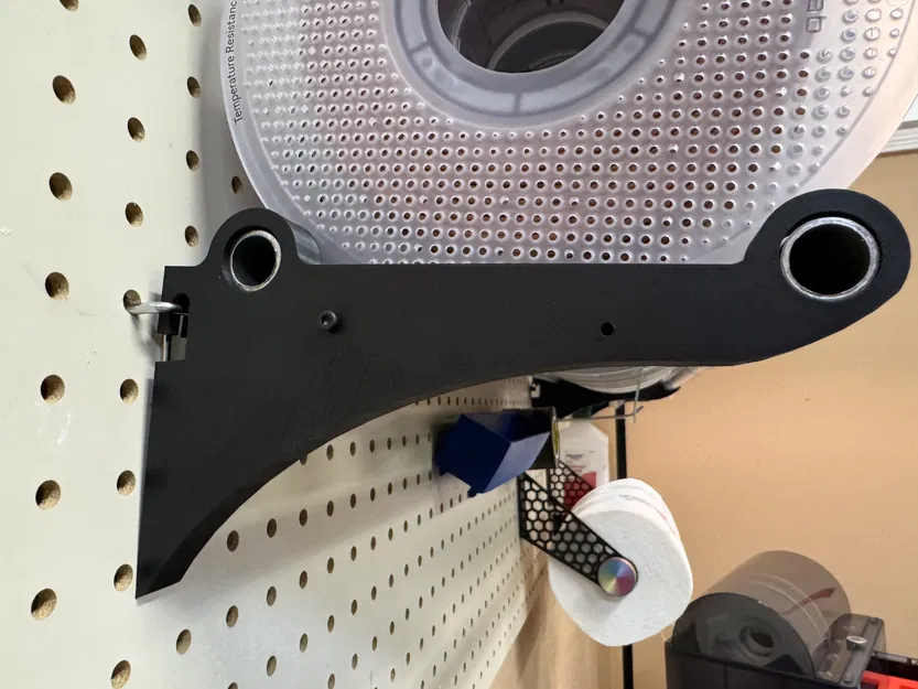 Pegboard Filament Shelf Bracket – Giá đỡ kệ filament gắn pegboard - Image 2