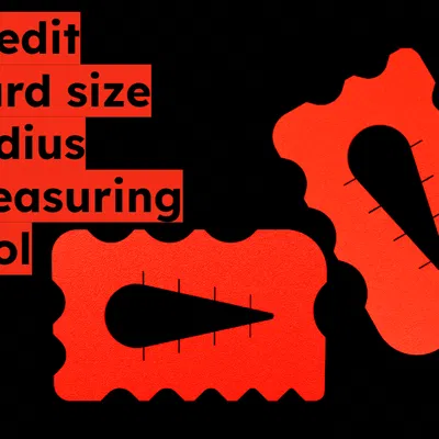 Dụng Cụ Đo Bán Kính Kích Thước Thẻ Tín Dụng Đa Năng
