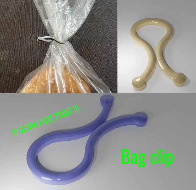 Kẹp Túi "Bag Clip" - Giải Pháp In 3D Nhanh Chóng - Image 1