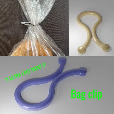 Kẹp Túi "Bag Clip" - Giải Pháp In 3D Nhanh Chóng
