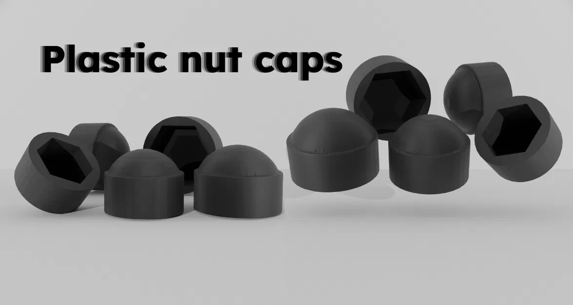 Chụp đai ốc nhựa - Bảo vệ và trang trí ốc vít 3D - Image 1