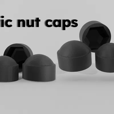 Chụp đai ốc nhựa - Bảo vệ và trang trí ốc vít 3D