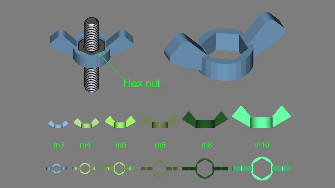 Biến Đai Ốc Lục Giác Thành Đai Ốc Cánh Dễ Dàng - Image 1