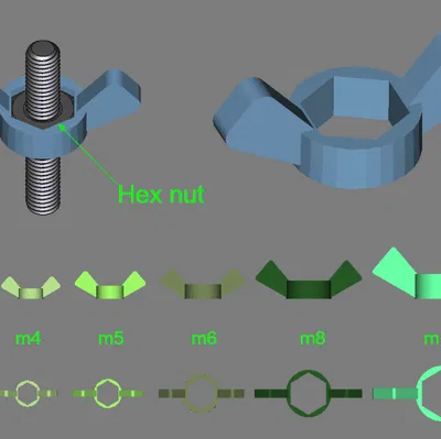Biến Đai Ốc Lục Giác Thành Đai Ốc Cánh Dễ Dàng
