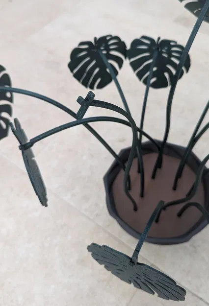 Bộ Lót Ly Monstera - Thân Cao Hơn - Image 2