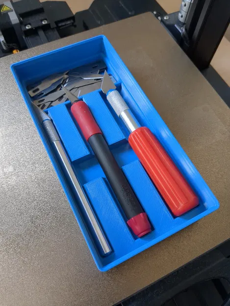 Khay Đựng Dao X-Acto Gridfinity 4x2 Chuyên Nghiệp - Image 1