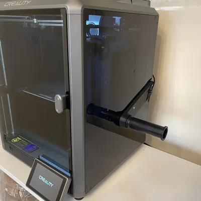 Giá treo cuộn filament gắn hông cho Creality K1 kèm dẫn hướng