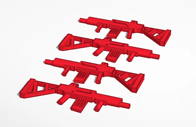 Mô Hình Súng Tí Hon Cho Lucky 13 - Phụ Kiện In 3D Độc Đáo - Image 1