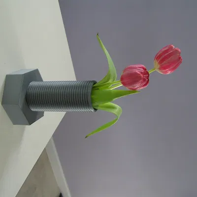 Bình Hoa Hình Vít Độc Đáo - Trang Trí Nhà Cửa Sáng Tạo